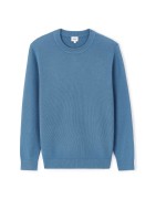 Pull col rond homme 100% coton – Bleu, Vert, Noir | Mode élégante