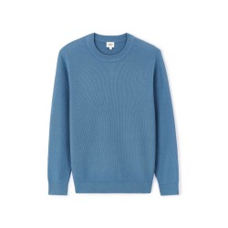 Pull col rond homme 100% coton – Bleu, Vert, Noir | Mode élégante
