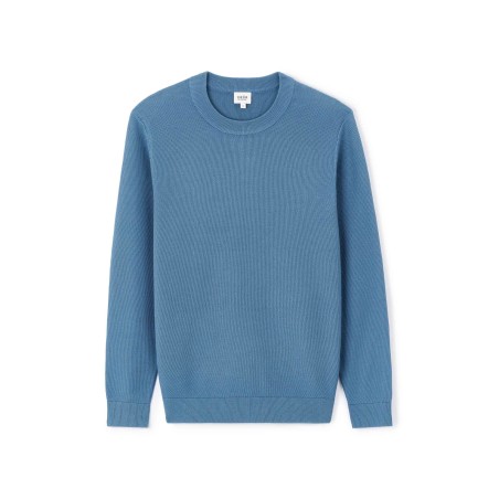 Pull col rond homme 100% coton – Bleu, Vert, Noir | Mode élégante
