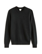 Pull col rond homme 100% coton – Bleu, Vert, Noir | Mode élégante